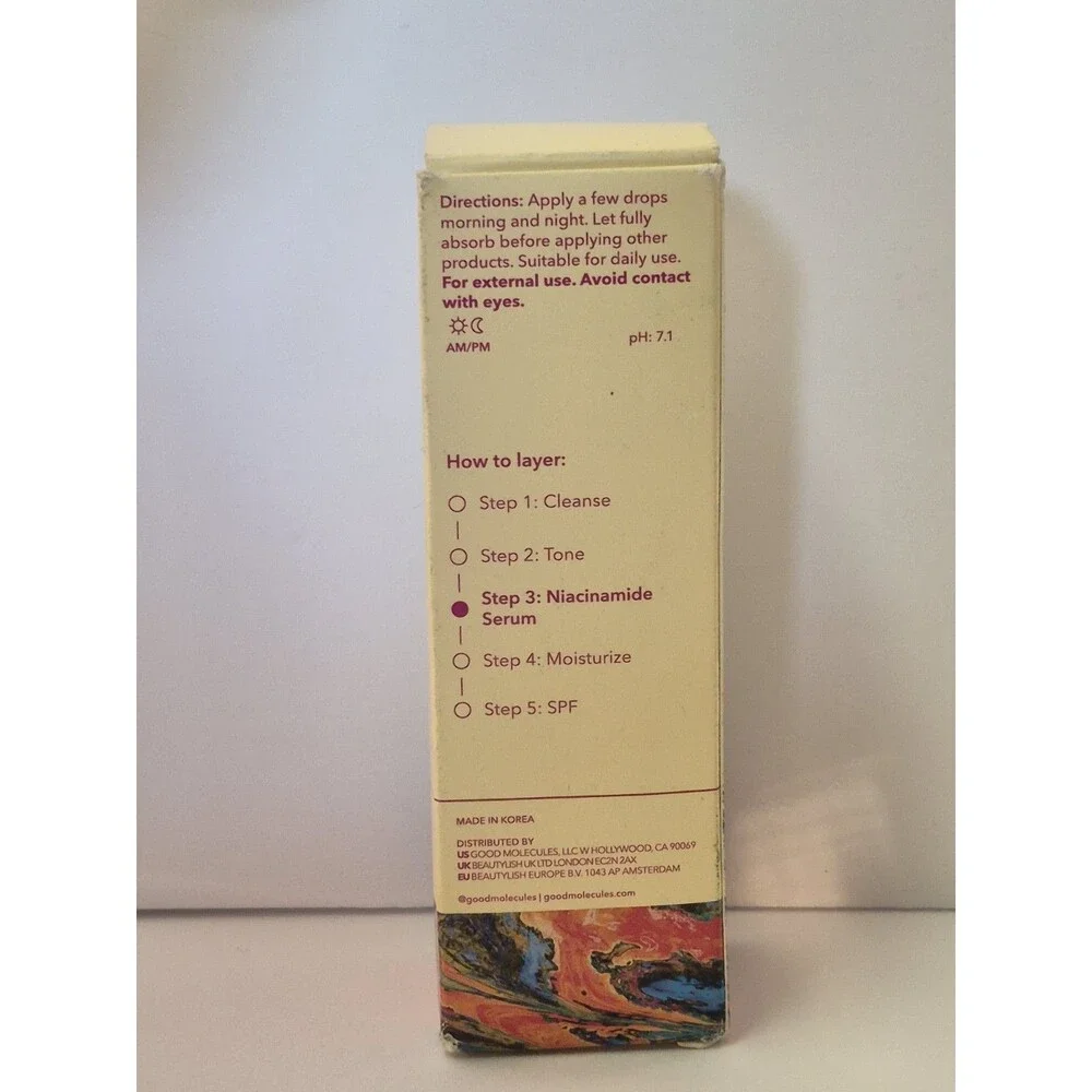 Good Molecules Niacinamide Serum Pore Texture Improvement 1 Oz 30 mL New